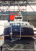 AP1-88 hovercraft during construction